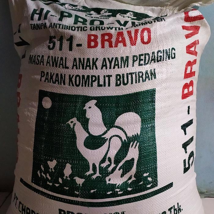 pakan ternak ayam pur ayam bravo 511