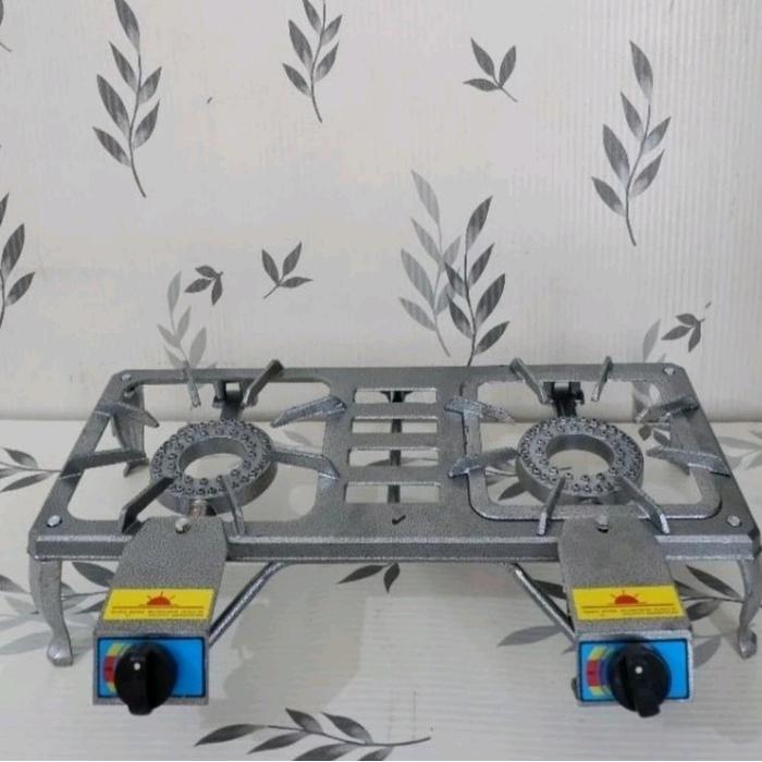 Kompor gas 2 tungku bodi cor sunrise tipe 201 auto sni kompor martabak