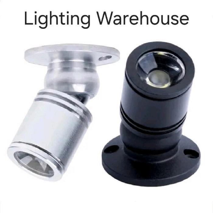 Lampu Sorot Lemari Showcase Etalase LED Mini Spotlight 1W 1 Watt