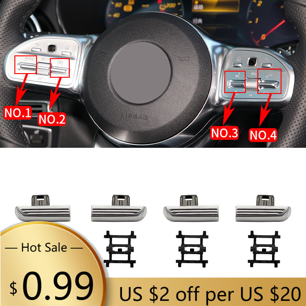 Steering Covers For Mercedes W205 W253 Car Multi-Function Steering Wheel Control Switch Button For