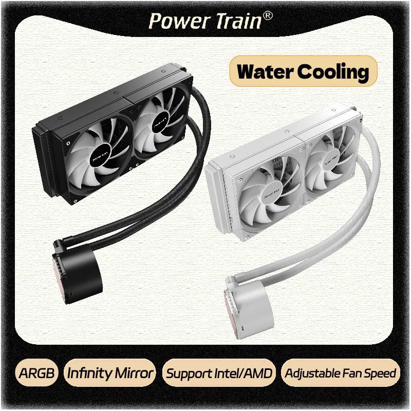 Power train Ice Cube DL-240 Water Cooling Radiator 120mmARGB Fan Water Cooler Intel LGA 1700 20XX