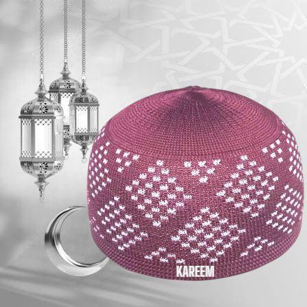 Kareem - Peci Rajut Baida Produk Lokal Premium Ukuran Dewasa Kopiah Haji