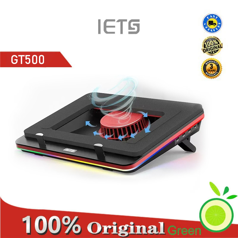 IETS GT500 V2/V1/S2/S1/B0 Series Laptop Cooling Stand 5000RPM External Cooling Pad for 13", 15" to