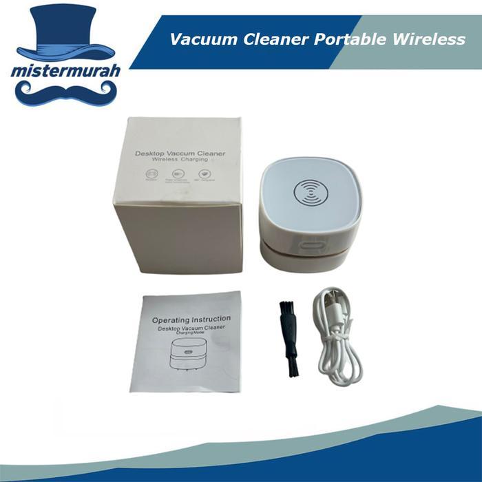 TERLARIS Vacum Cleaner Mini Portable Wireless Charger HP NFC Pembersih Keyboard SALE