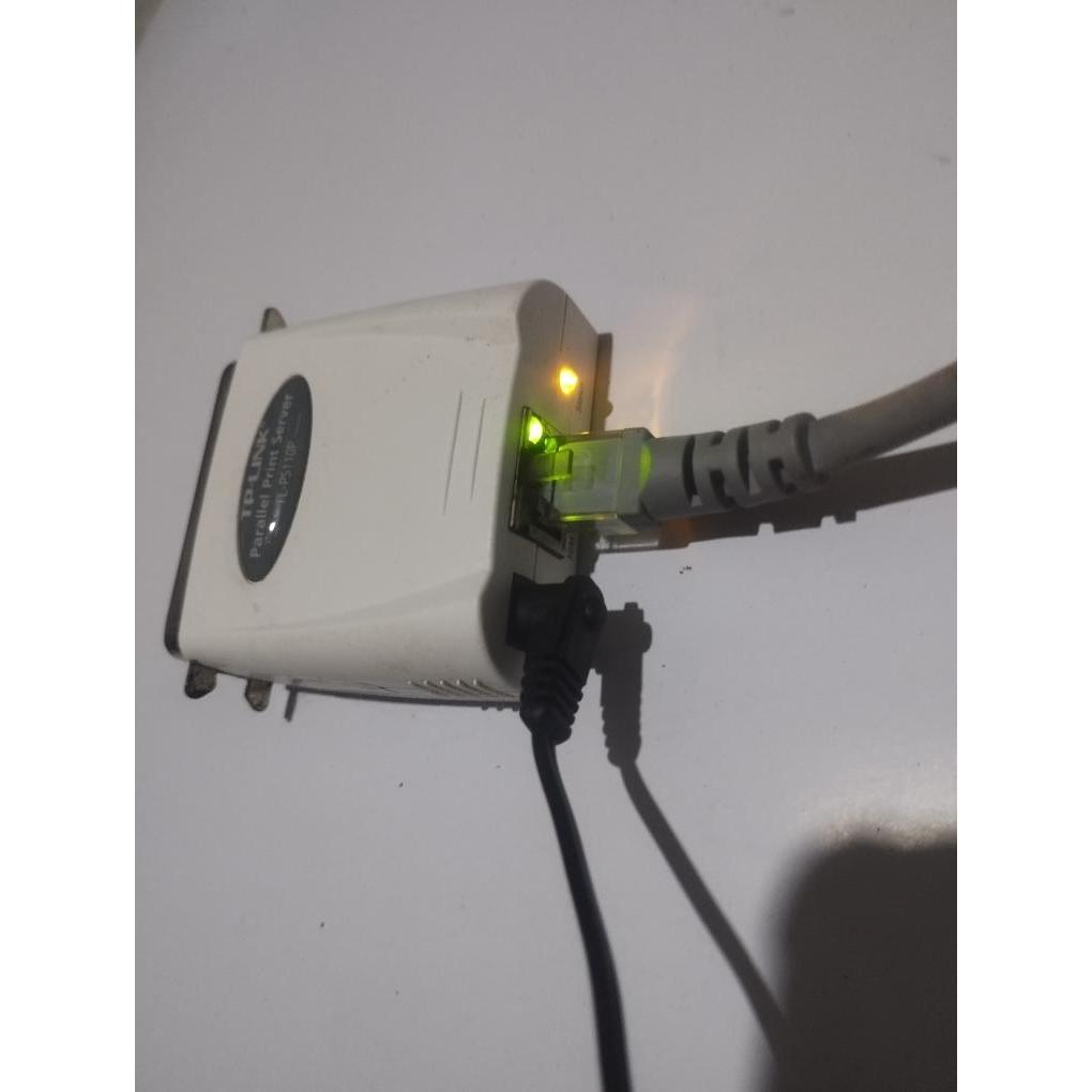TP-LINK FAST ETHERNET PRINT SERVER SINGLE PARALLEL PORT (TL-PS110P)