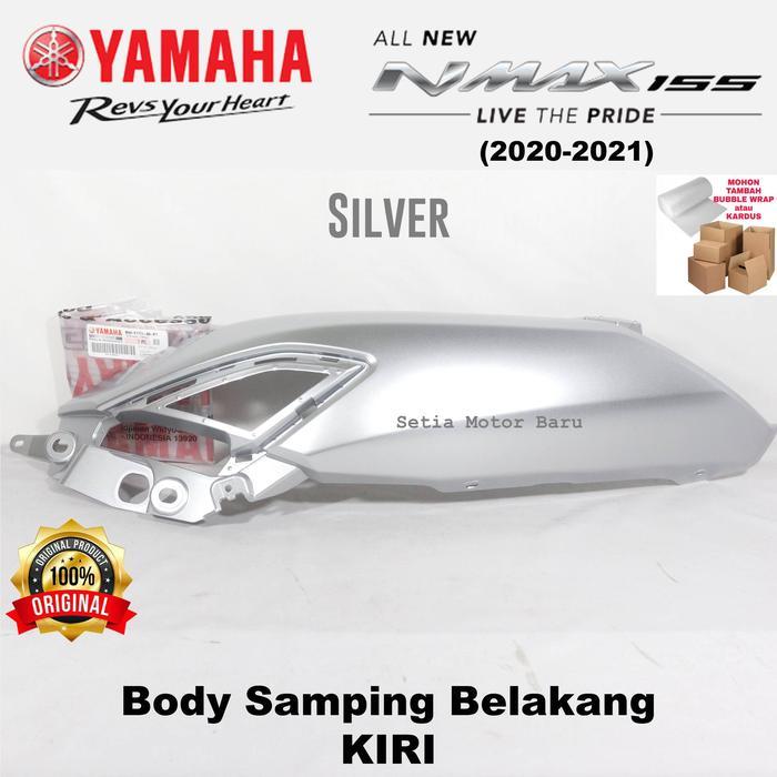 Body Bodi Samping Kiri Cover Side Nmax 2020 Prestige Silver Asli Yamaha