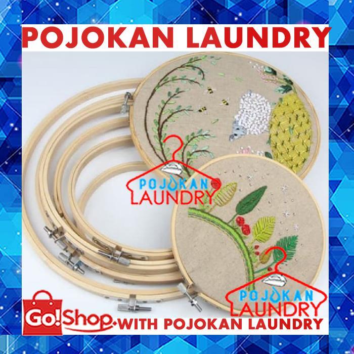 Ram Bidang Kayu/Pemidangan Kayu Ram Embroidery/Alat Ring Sulam Bordir Kayu/Ring Sulam