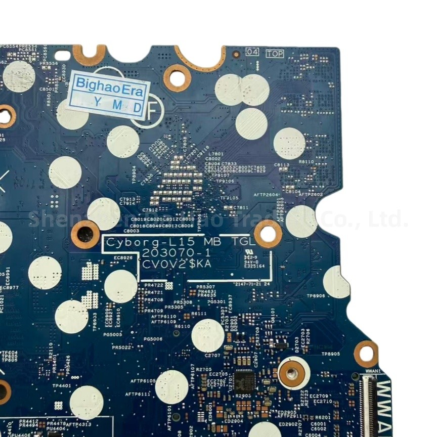 For Dell Latitude 3520 Laptop Motherboard With i3-1115G4 i5-1135G7 i7-1165G7 CPU 203070-1 Mainboard