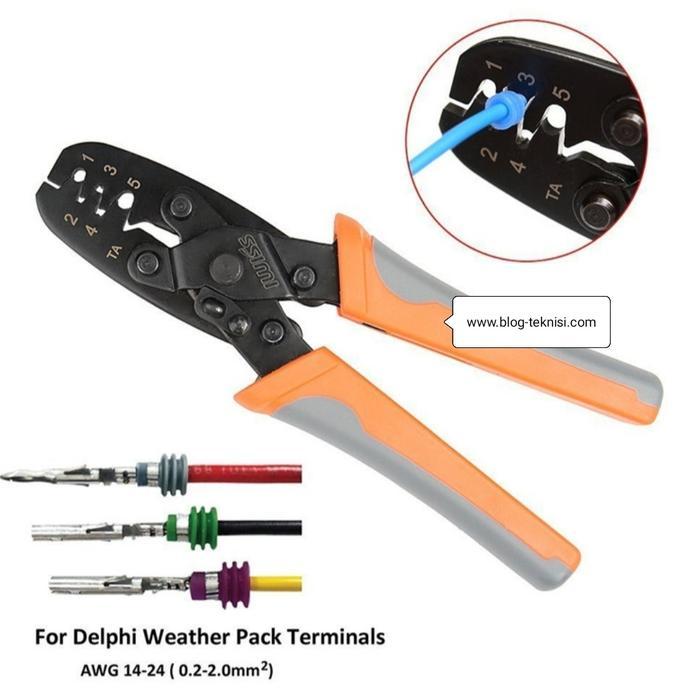TEREMURAHTERLARIS READY SILAHKAN DIORDER IWISS IWS-1424B DELPHI WEATHER PACK/ METRI-PACK, JST/ TYCO