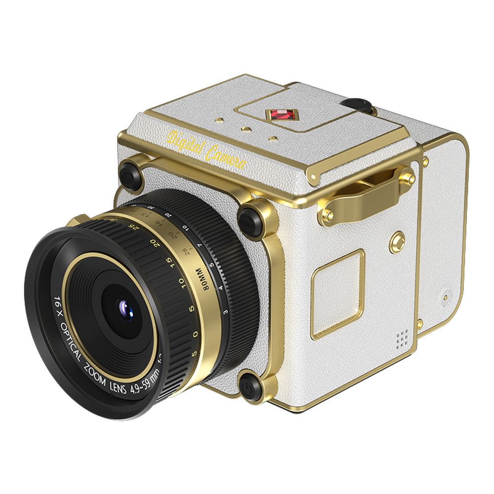 1 Pc Retro Digital Camera Portable 4K 64 Megapixel Autofocus Full High-definition Vlogging Camera