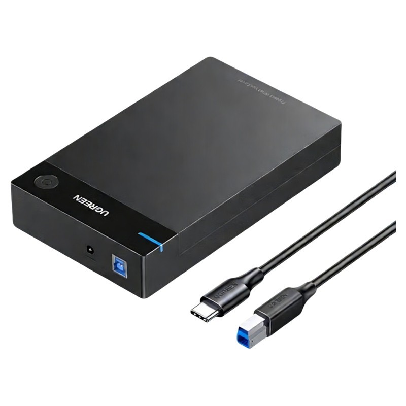 UGREEN US222 Type-C3.0 5Gbps Type-C Portable hard drive enclosure 2.5/3.5 Inch SATA SSD/HDD for
