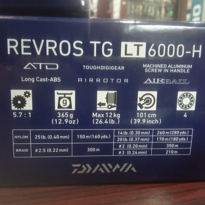Promo Reel Spinning Daiwa Revros Tg Lt 6000-H