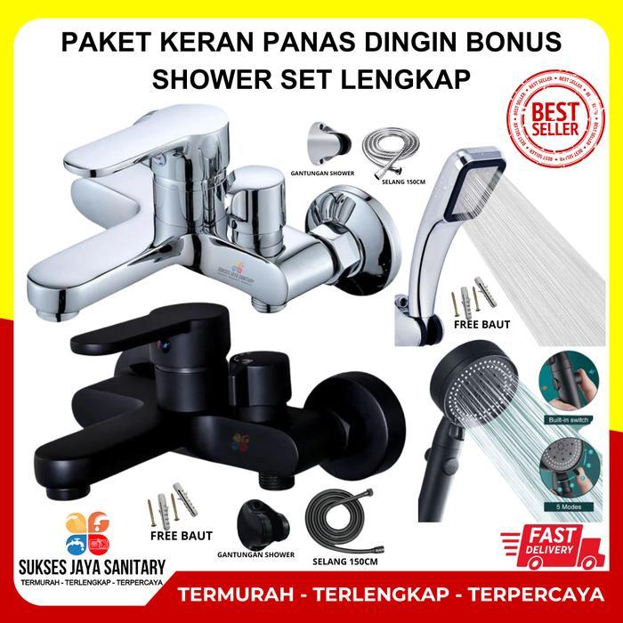 Paloma - Kran Panas Dingin Kran Shower Kran Bathtub Keran Air Mixer Panas Dingin Shower Set