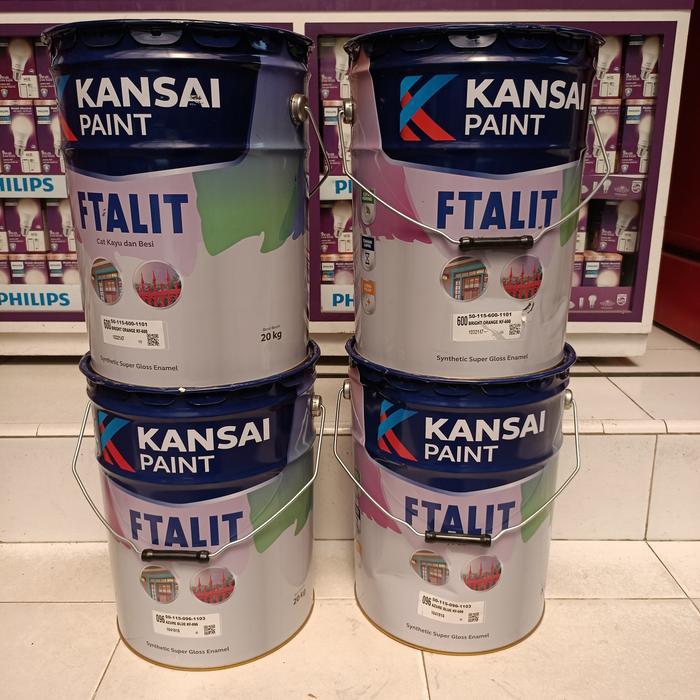 cat kayu dan besi ftalit 20kg gloss