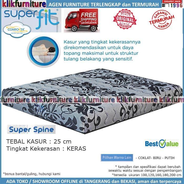 SUPER SPINE Superfit (kasur 160x200) Comforta Springbed