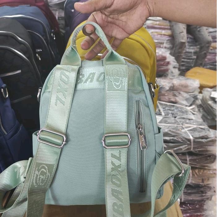 Tas Ransel Selempang Chibao Original Import Kanvas Import Terlaris Terlaris