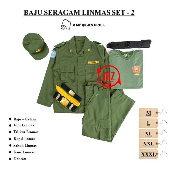 TERMURAH BAJU LINMAS SERAGAM LINMAS LENGKAP SETELAN LINMAS BAJU PDL LINMAS SERAGAM PDL LINMAS BAJU