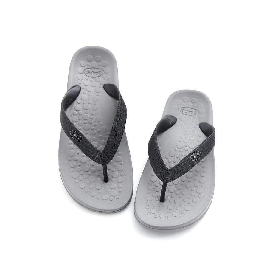 Terlaris Scholl Biom Spectrum Black Smoke Sandal Wanita Size 36-44 Unisex Sandals Karet