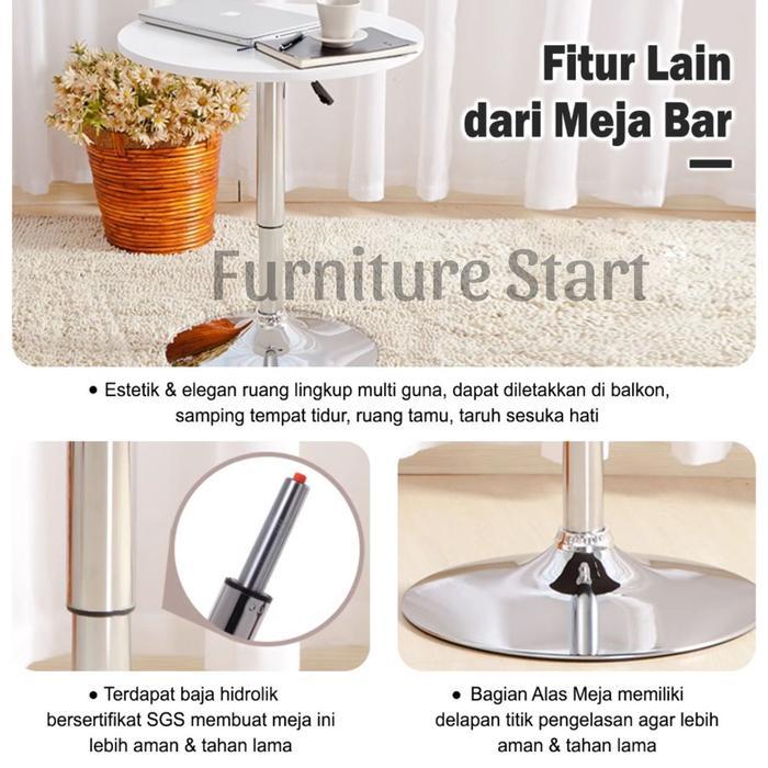 Meja Bar Hidrolik Meja Bar Meja Cafe Meja Barstool Minibar