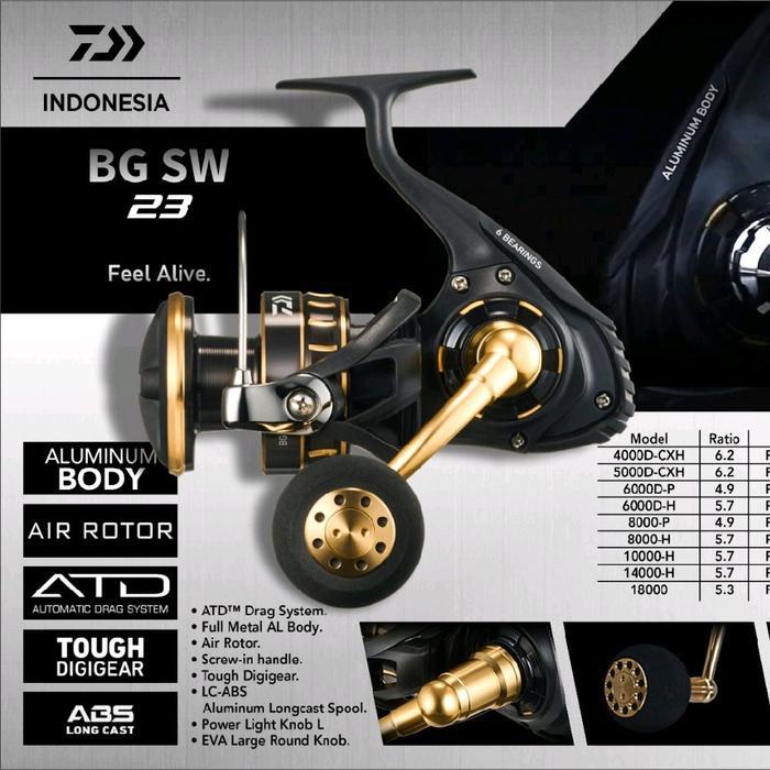 Reel Daiwa Bg Sw 2023 4000 5000 6000 8000 Bergaransi