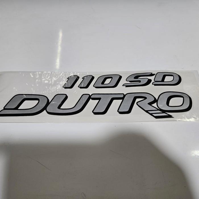 Stiker 110 Sd Dutro Toyota Dyna Hino Dutro