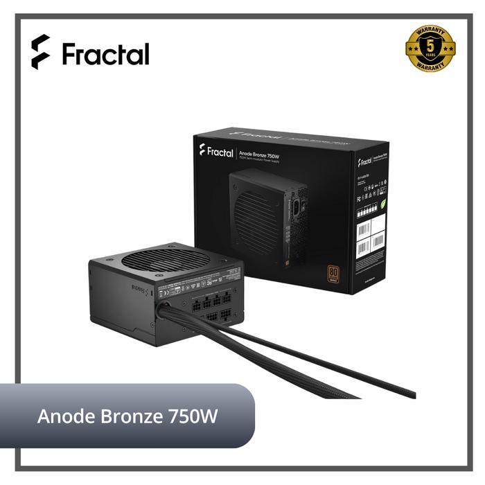 FRACTAL DESIGN ANODE BRONZE 750W PSU SEMI MODULAR