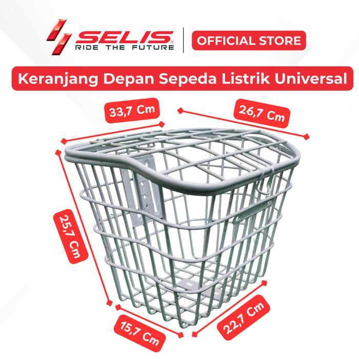 Terlaris Selis - Keranjang Depan Sepeda Motor Listrik Universal ( Basket )