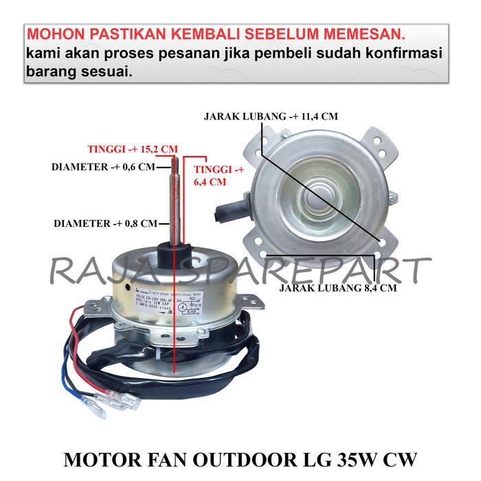 MFOLG35 MOTOR FAN AC / DINAMO FaN OUTDOOR / MOTOR FAN OUTDOOR L9 35W CW
