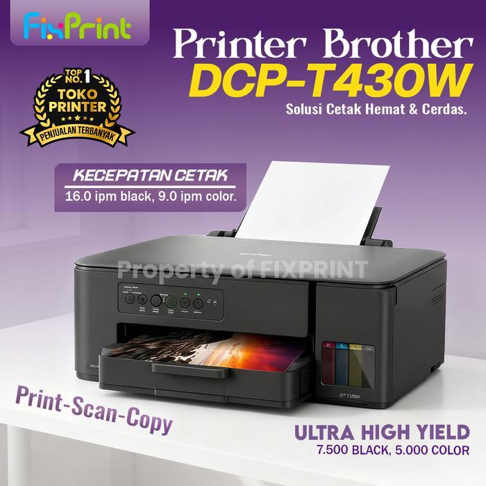 Printer Brother DCP-T430W / DCP-T420W / DCP-T530DW / DCP-T426W / DCP-T230 Garansi Resmi All in One