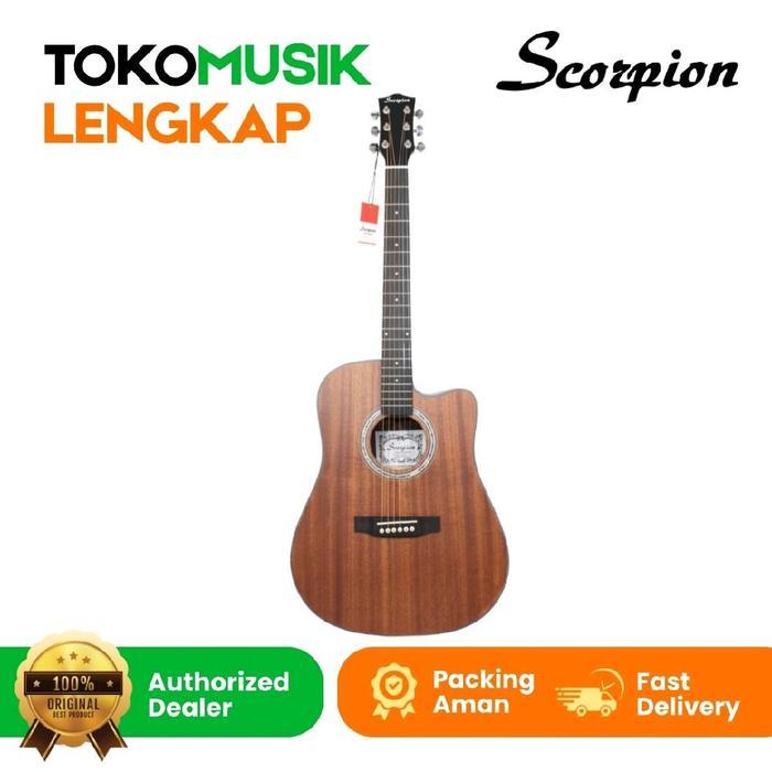 Gitar Akustik Scorpion SA60C Guitar Accoustic Scorpion SA60 C Original
