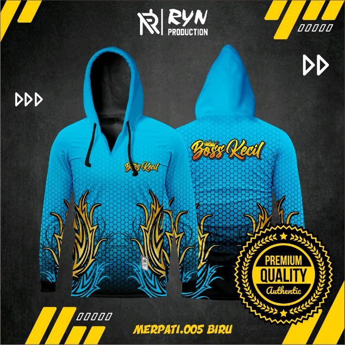 Premium JERSEY MERPATI/JERSEY BOSS KECIL BIRU/BISA CUSTOM