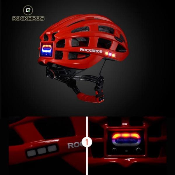 Rockbros Helm Sepeda Mtb Roadbike Sepeda Lipat Lampu Charge Original