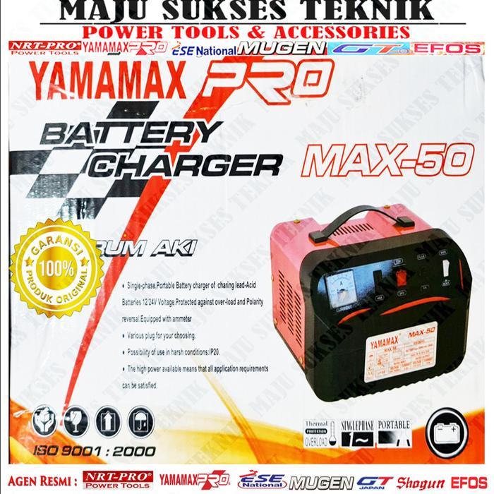 Terbaru Yamamax Pro Max 50 Battery Charger / Setrum Aki Accu Max50