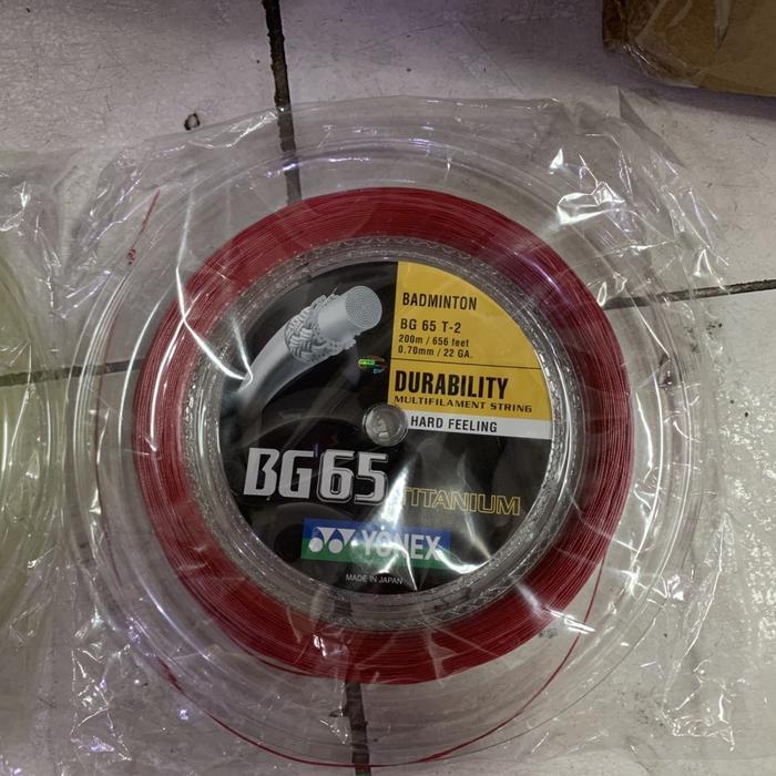 Senar Raket Badminton 65Ti 65 Titanium Roll