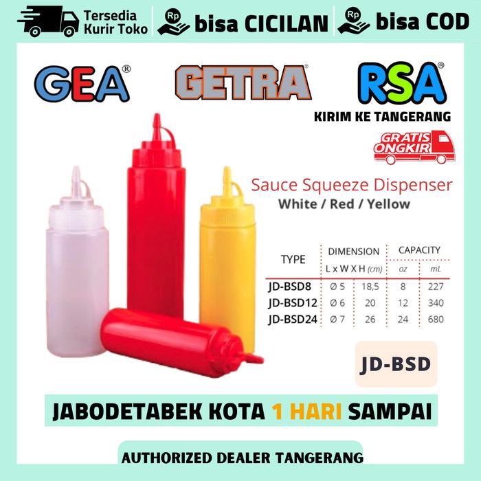 Botol Tempat Saos Kecap Sauce Squeeze Dispenser Type JD-BSD24