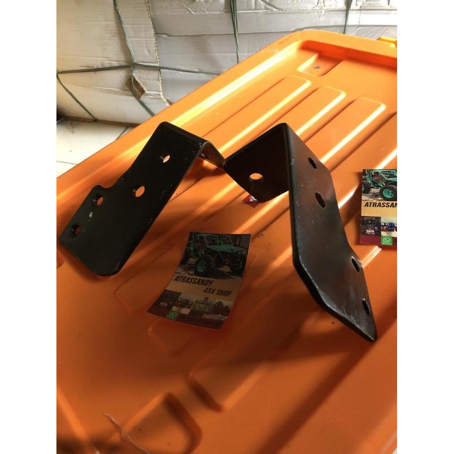 Braket Dudukan Lampu Tembak Led Jimny Katana Kap Mesin Jeep Ready