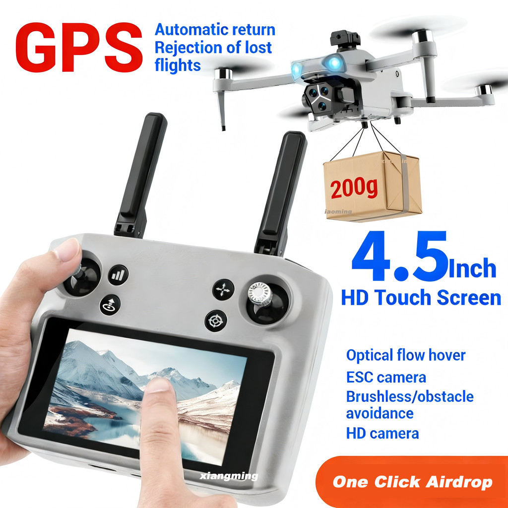 GPS Drone 4k Professional Camera 200g Airdrop Fishing Drone Automatic Return Fpv 5G WIFI Big
