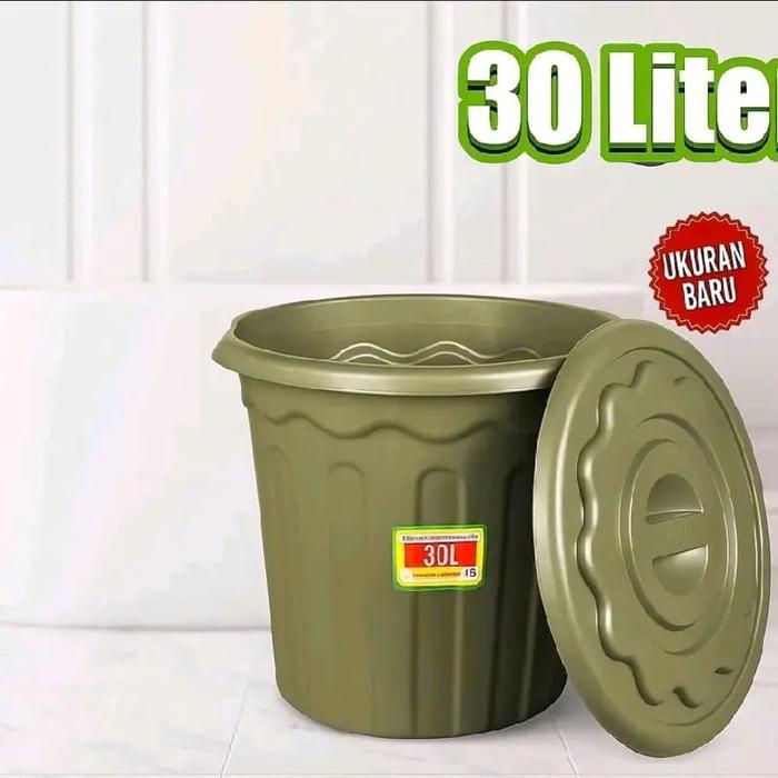 Paket hemat ember 30 Liter + gayung mandi transparan estetik