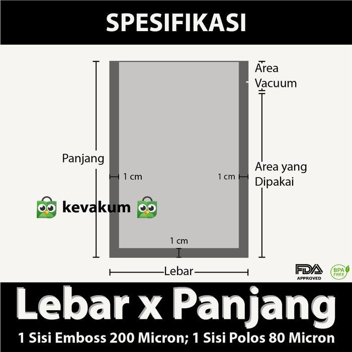 Plastik Vacum Emboss 20X30 Plastic Bag Vacuum Sealer Emboss