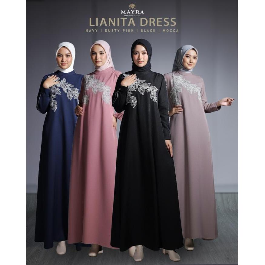 Mayra Lianita Basic Dress Polos by Mayra Indonesia