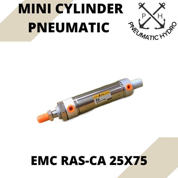 Mini Cylinder Pneumatic Emc Ras-Ca 25X75