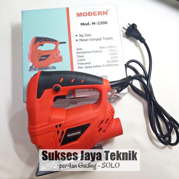 Mesin Gergaji Jigsaw Gergaji Potong Mesin Gergaji Triplek M-2200 Moder