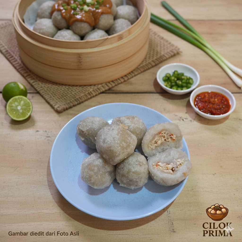 Cilok Goreng, isi : Suir Ayam Pedas Mercon