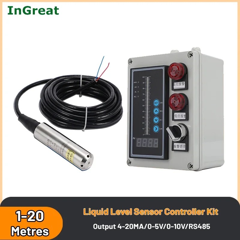Input Level Transmitter Liquid Level Sensor Controller Static Pressure Level Gauge Water Level