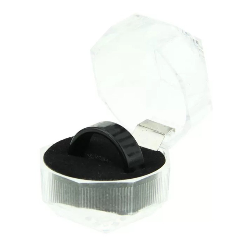 Super Strong Magnetic Wizard PK Ring Cool Black Close Up Magic Tricks Stage Magic Accessories