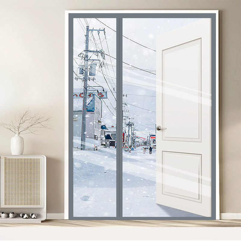 Air conditioning door curtain partition curtain,anti cold air blocking curtain, plastic windproof
