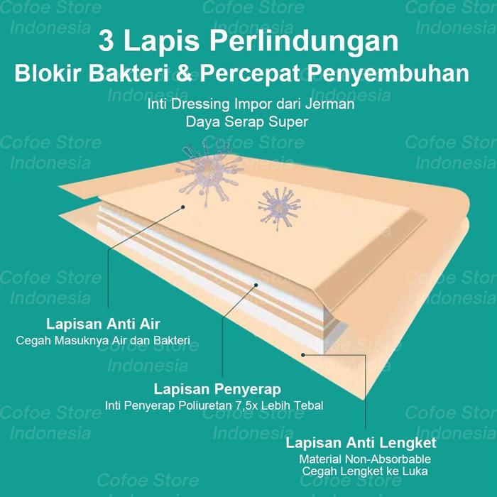 Sedia Tahan Air Perban Luka Decubitus Diabetes Sembuh Total Plester Luka Baring Perawatan Pembalut