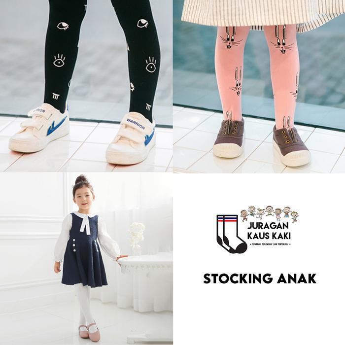 Stocking Bayi Anak Polos Motif Tebal Impor Baby Kids Legging Tights