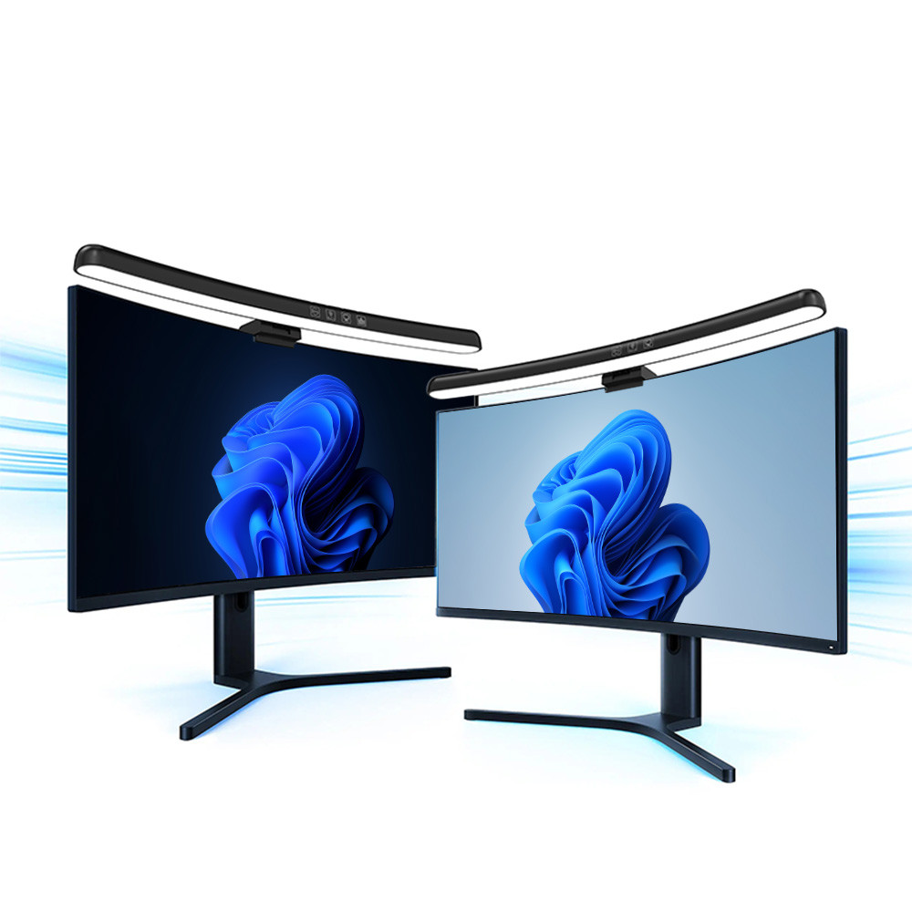 RGB Curved Screen Monitor Light Bar USB Stepless Dimming Screen Hanging Light Atmosphere LED Laptop