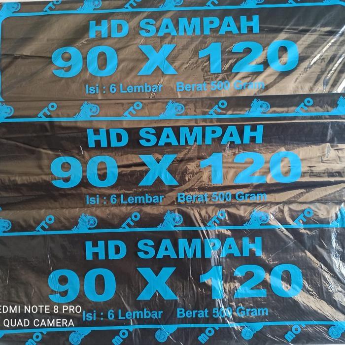 plastik sampah 90x120